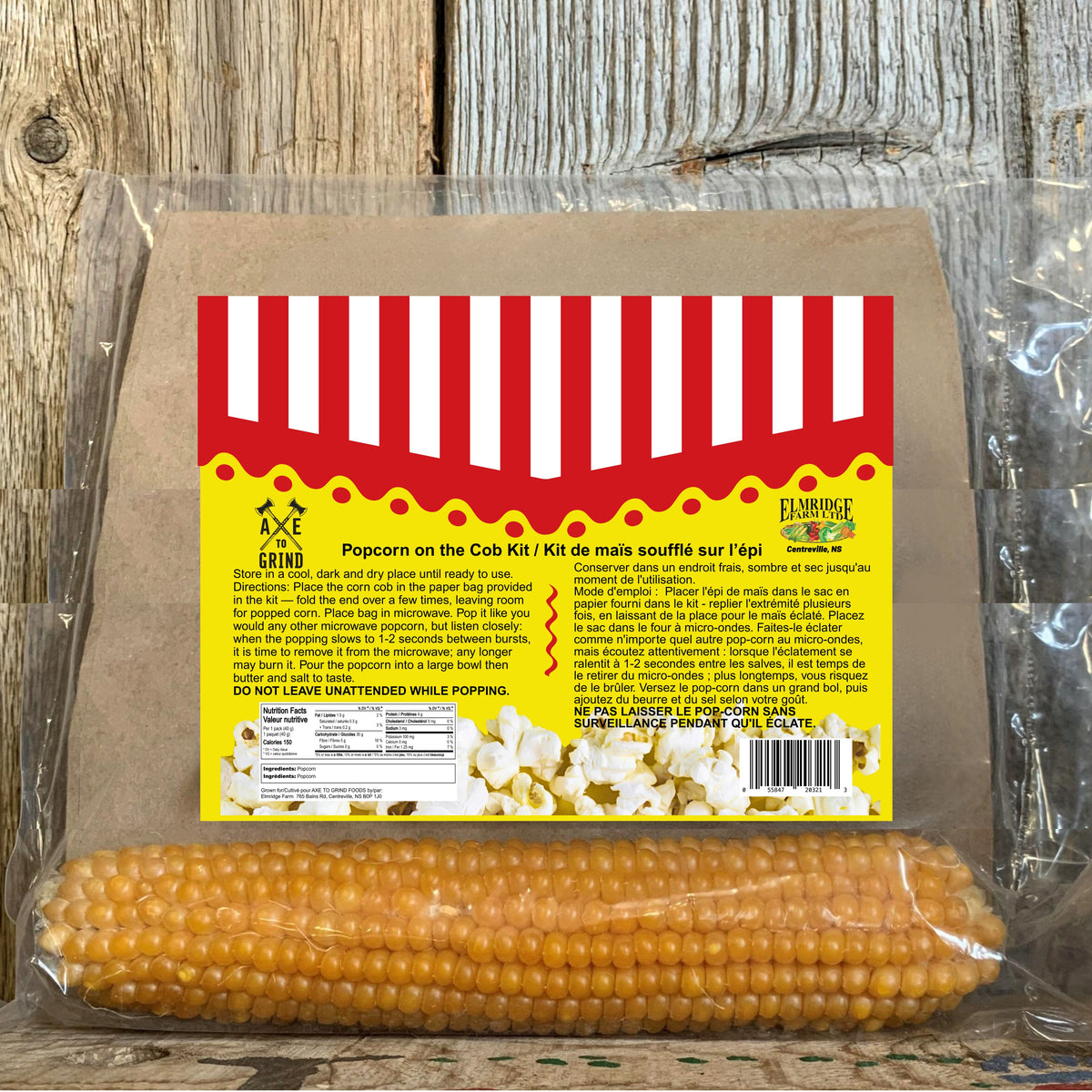 Elmridge Popping Corn COB kit – Axe To Grind Foods